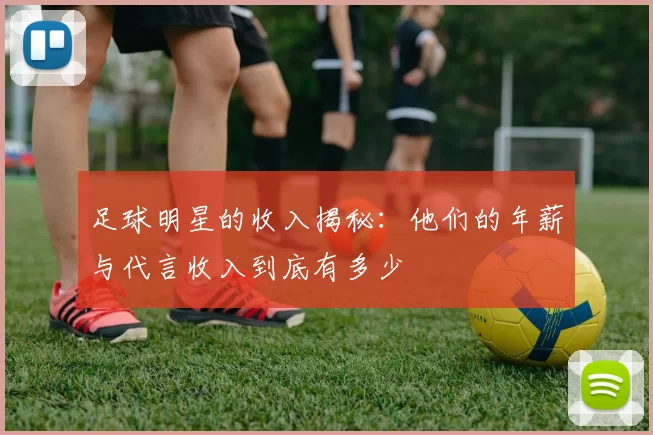 足球明星的收入揭秘：他们的年薪与代言收入到底有多少