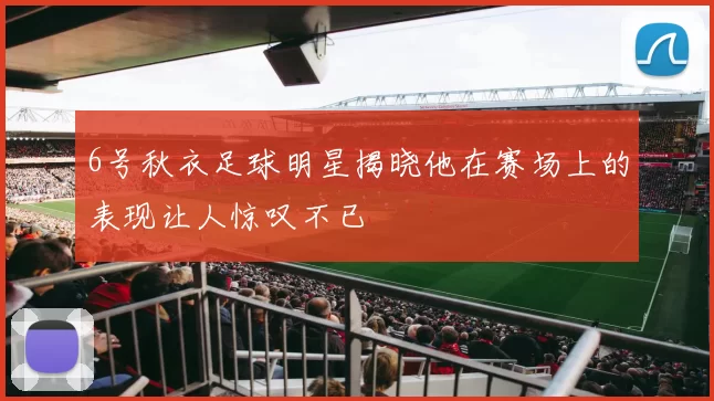 6号秋衣足球明星揭晓他在赛场上的表现让人惊叹不已