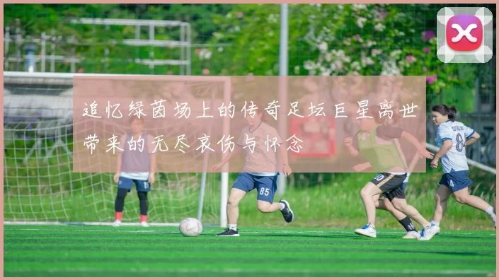 追忆绿茵场上的传奇足坛巨星离世带来的无尽哀伤与怀念